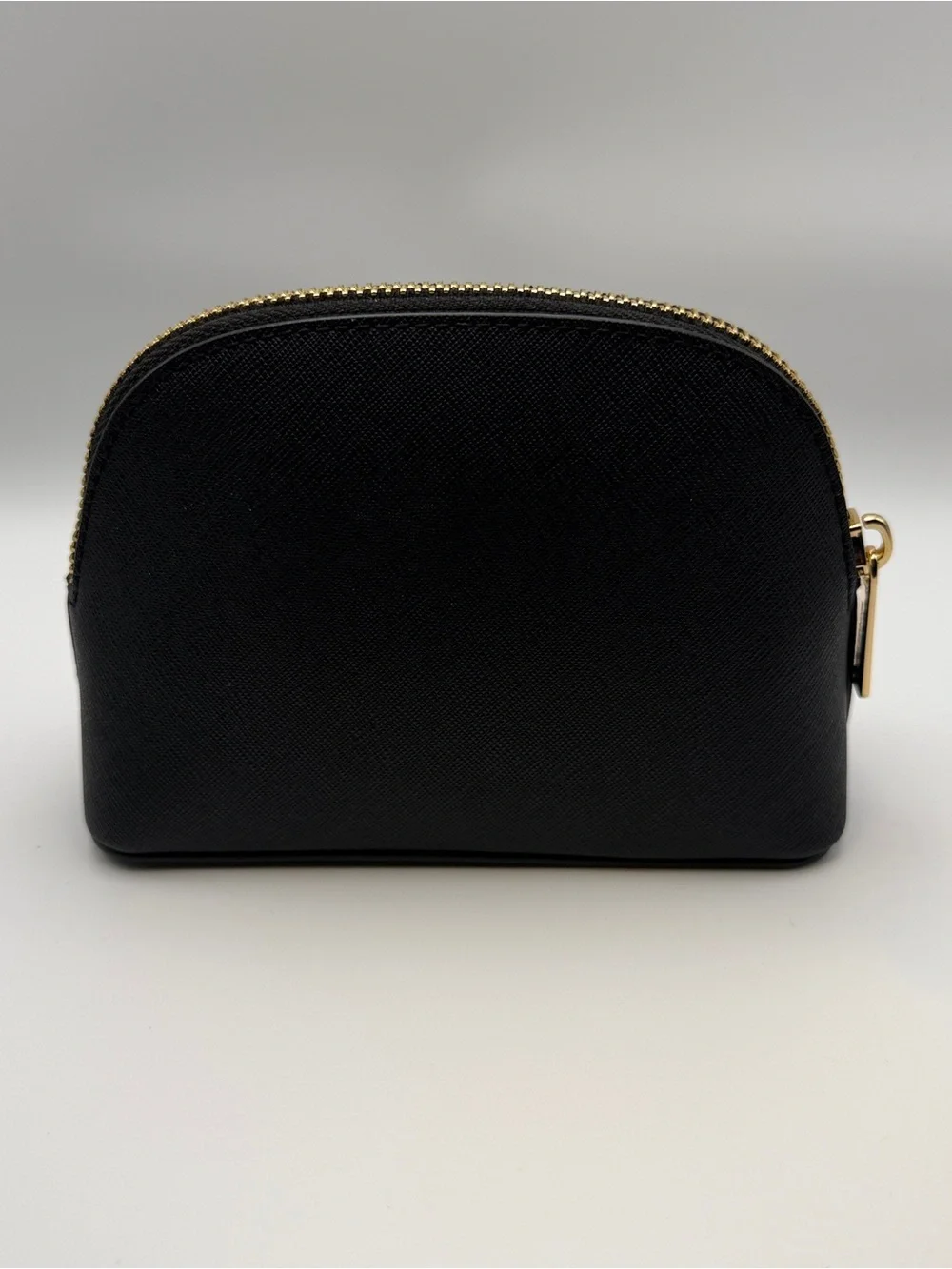 Michael Kors Jet Set Travel Saffiano Leather Medium Pouch — Black — NWT